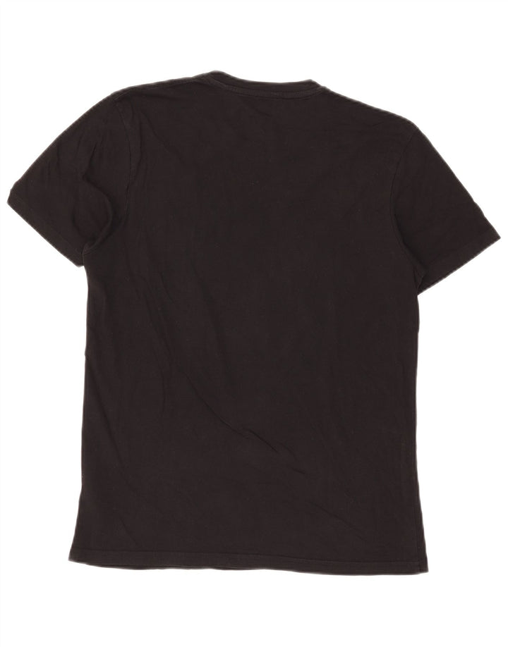 Ανδρικό γραφικό μπλουζάκι Alpha Industries Top Μικρό μαύρο βαμβακερό