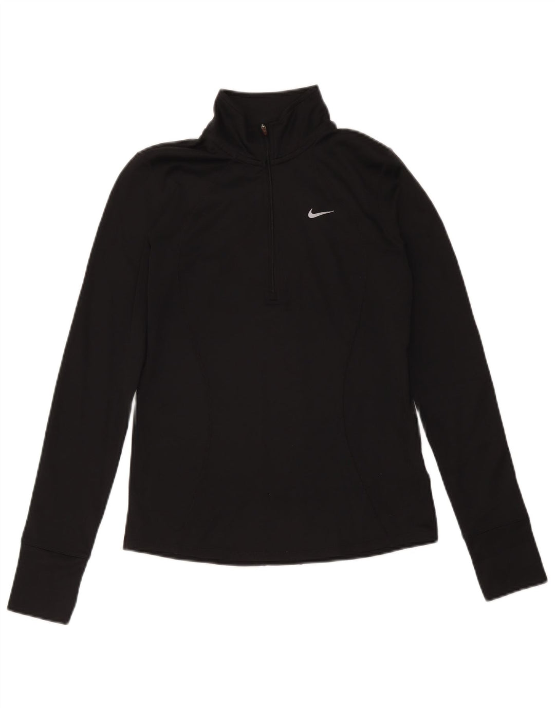 Γυναικεία φόρμα πουλόβερ με φερμουάρ Nike Dri Fit Top 10 Small Black