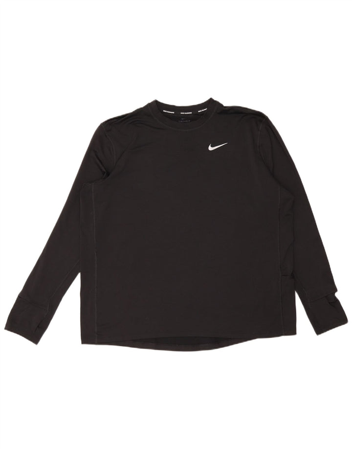Ανδρικό τοπ Nike Dri Fit Μακρυμάνικο XL Μαύρο