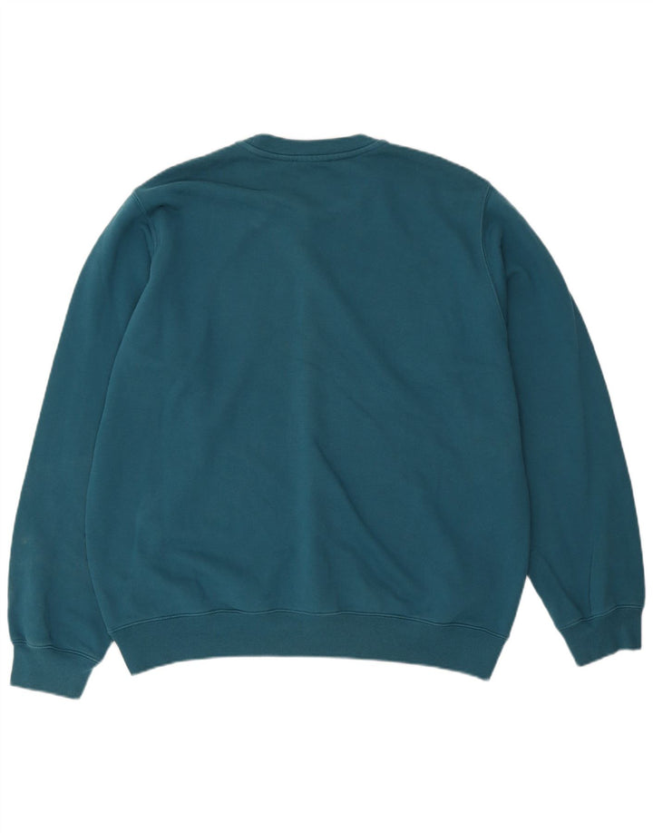 Diesel Ανδρικό Γραφικό Φούτερ Jumper Μεγάλο Μπλε Βαμβακερό
