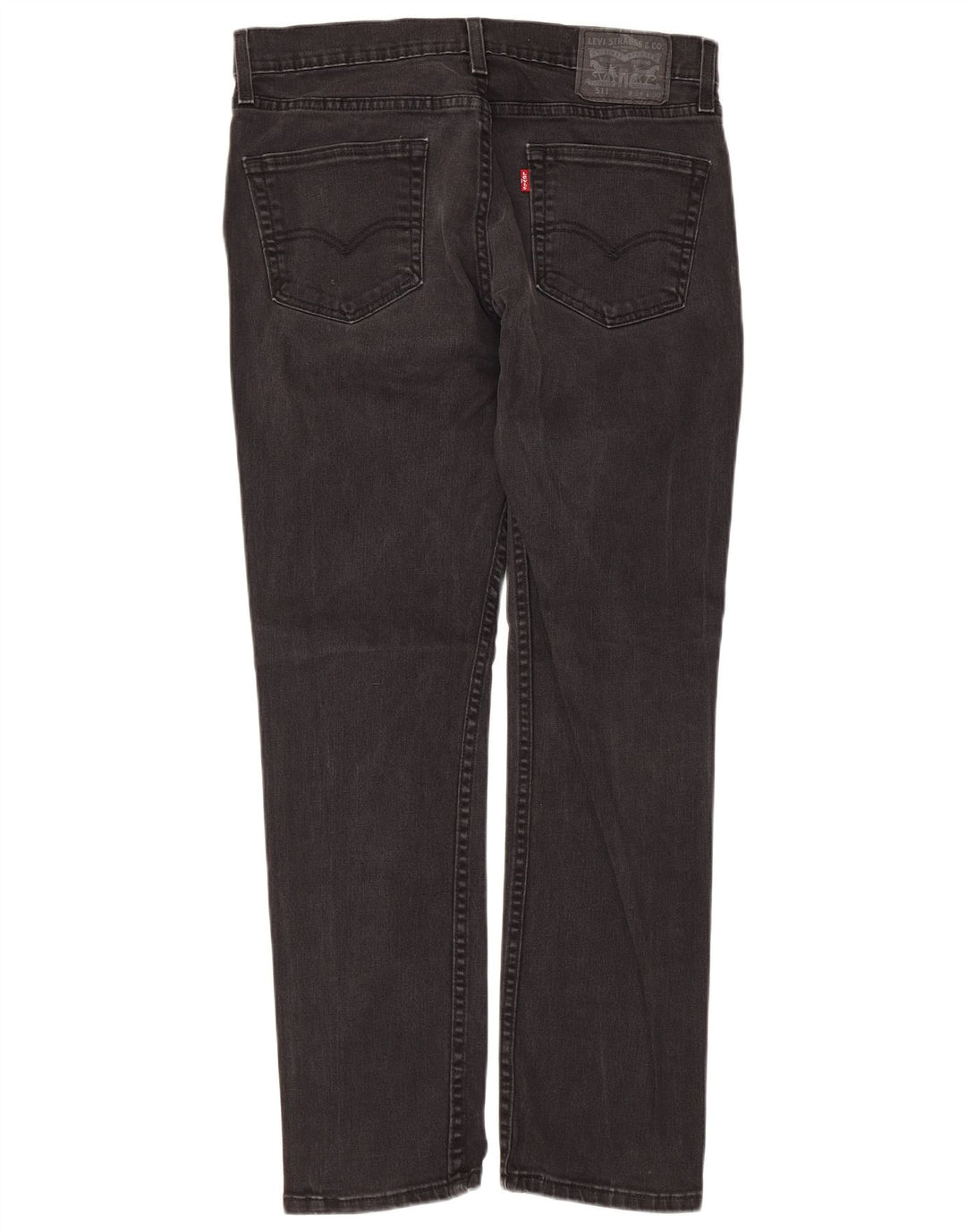 Levi's Mens 511 Slim Tapered Jeans W34 L30 Μαύρο βαμβακερό