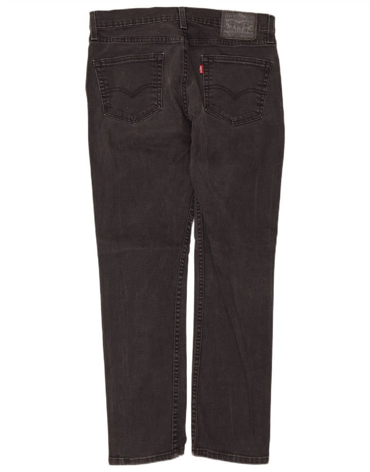 Levi's Mens 511 Slim Tapered Jeans W34 L30 Μαύρο βαμβακερό
