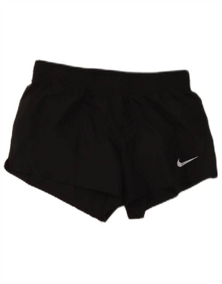 Γυναικείο αθλητικό σορτς Nike Dri Fit UK 8 Μικρό μαύρο πολυεστέρα