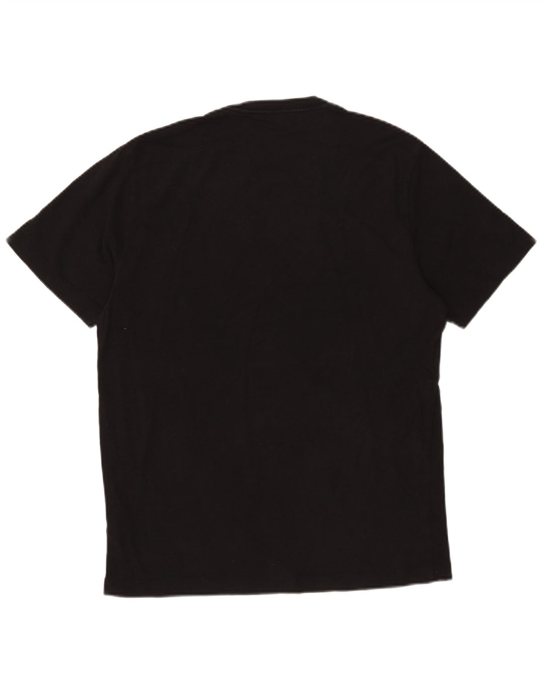 Ανδρικό γραφικό T-shirt True Religion Top Μεσαίο μαύρο βαμβακερό