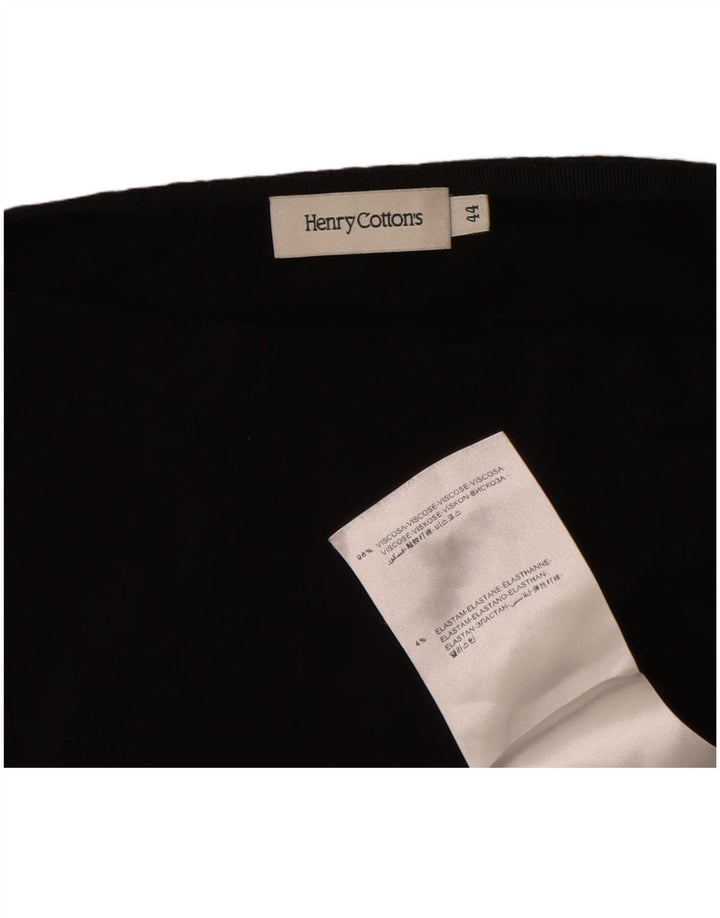 Henry Cottons Γυναικείο T-Shirt Top IT 44 Medium Black Viscose