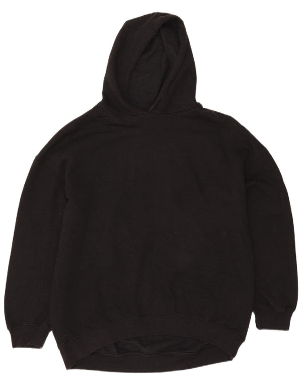 Zara Γυναικείο Hoodie Jumper UK 10 Small Black Polyester