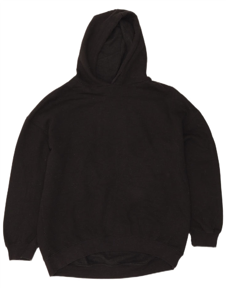 Zara Γυναικείο Hoodie Jumper UK 10 Small Black Polyester