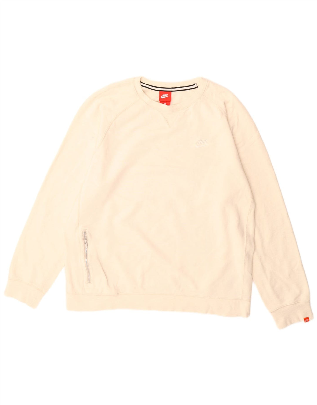 Ανδρικό φούτερ Nike Jumper XL από λευκό βαμβακερό