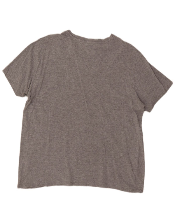 Γυναικείο γραφικό μπλουζάκι CHAMPION Top UK 22 3XL Γκρι βαμβακερό