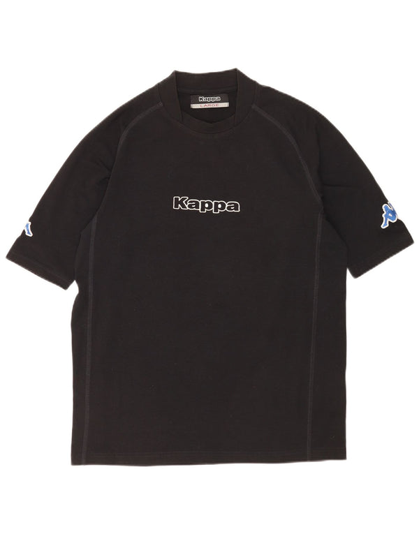 Ανδρικό γραφικό T-Shirt Kappa Top Large Μαύρο Πολυεστέρας