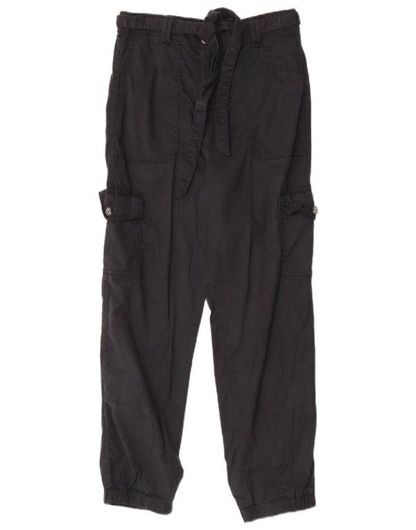 Marks & Spencer Γυναικεία Joggers Παντελόνια Cargo UK 10 Small W28 L27 Black
