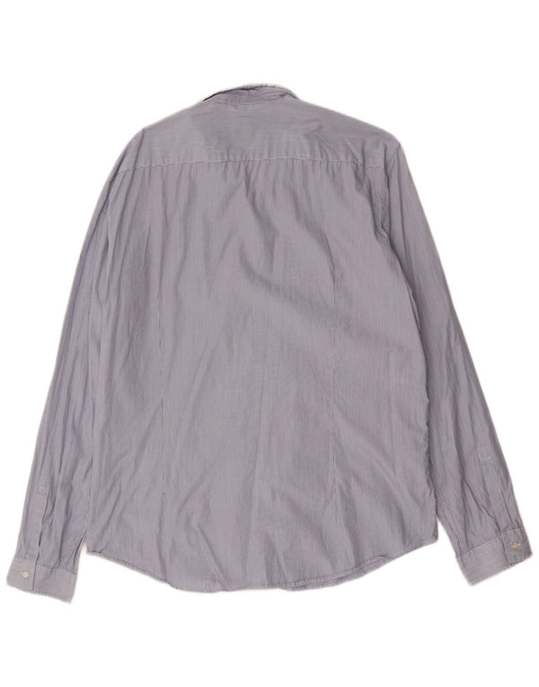 Ανδρικό πουκάμισο Hugo Boss Slim Fit XL Μπλε βαμβακερό