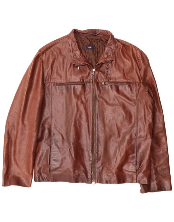 Ανδρικό Δερμάτινο Μπουφάν UK 40 Large