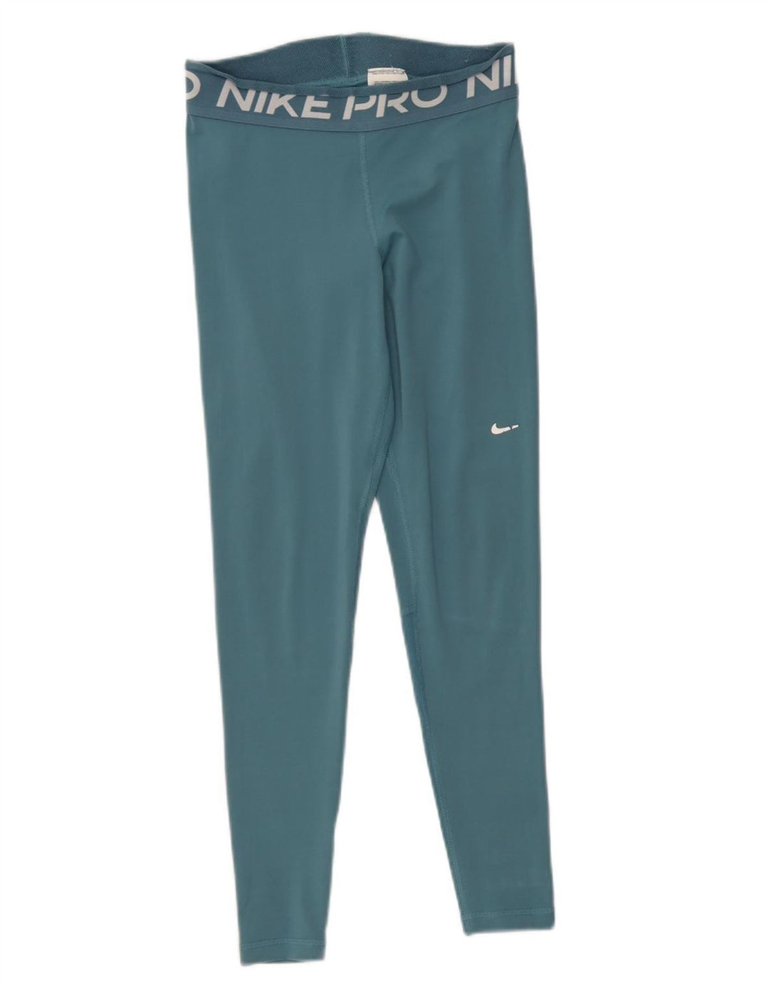 Γυναικεία κολάν Nike Dri Fit γραφικά UK 12 μεσαίου τυρκουάζ πολυεστέρας