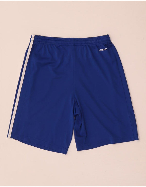 Adidas Boys Aeroready Sport σορτς 13-14 ετών Μπλε Πολυεστέρας