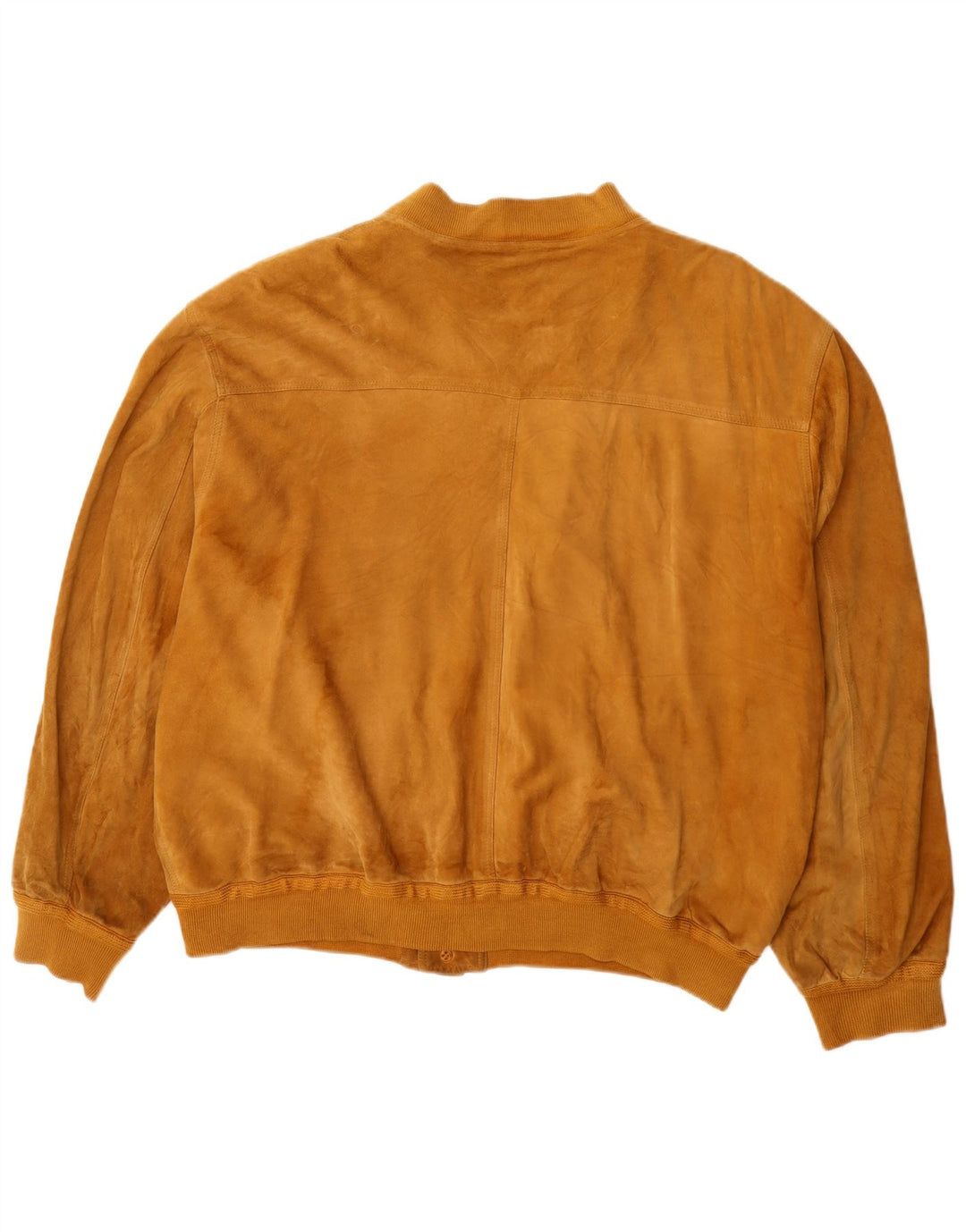 Pica Mens Suede Bomber Jacket IT 42 XL Beige