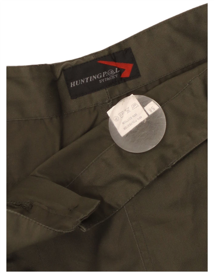 Vintage Ανδρικό ίσιο παντελόνι Cargo IT 58 4XL W40 L31 Khaki Polyester