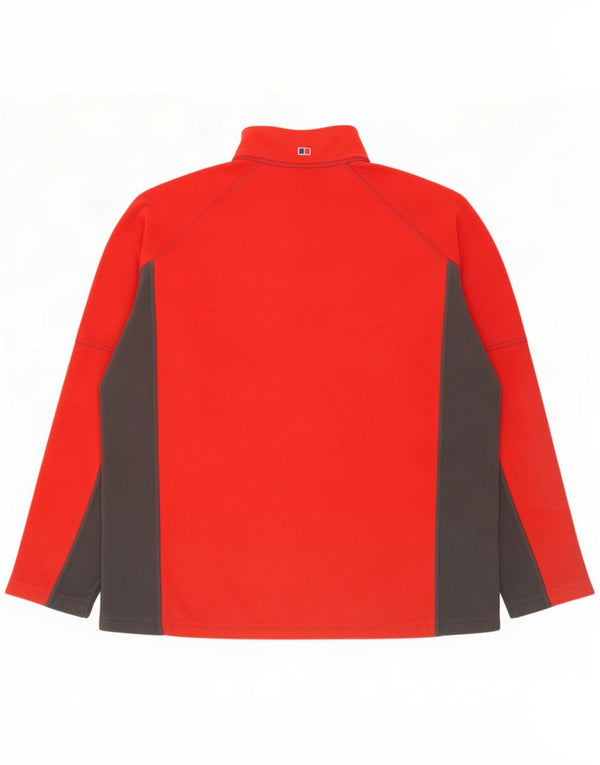 Ανδρικό φερμουάρ Berghaus Fleece Jumper XL Red Colourblock