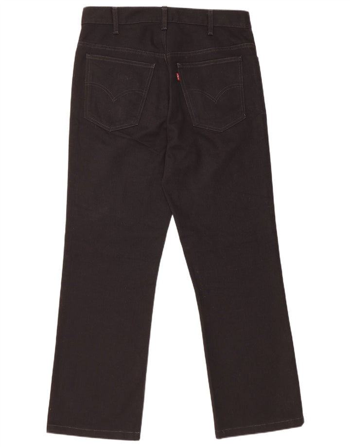 Ανδρικό τζιν Levi's Straight W33 L29 Μαύρο βαμβακερό