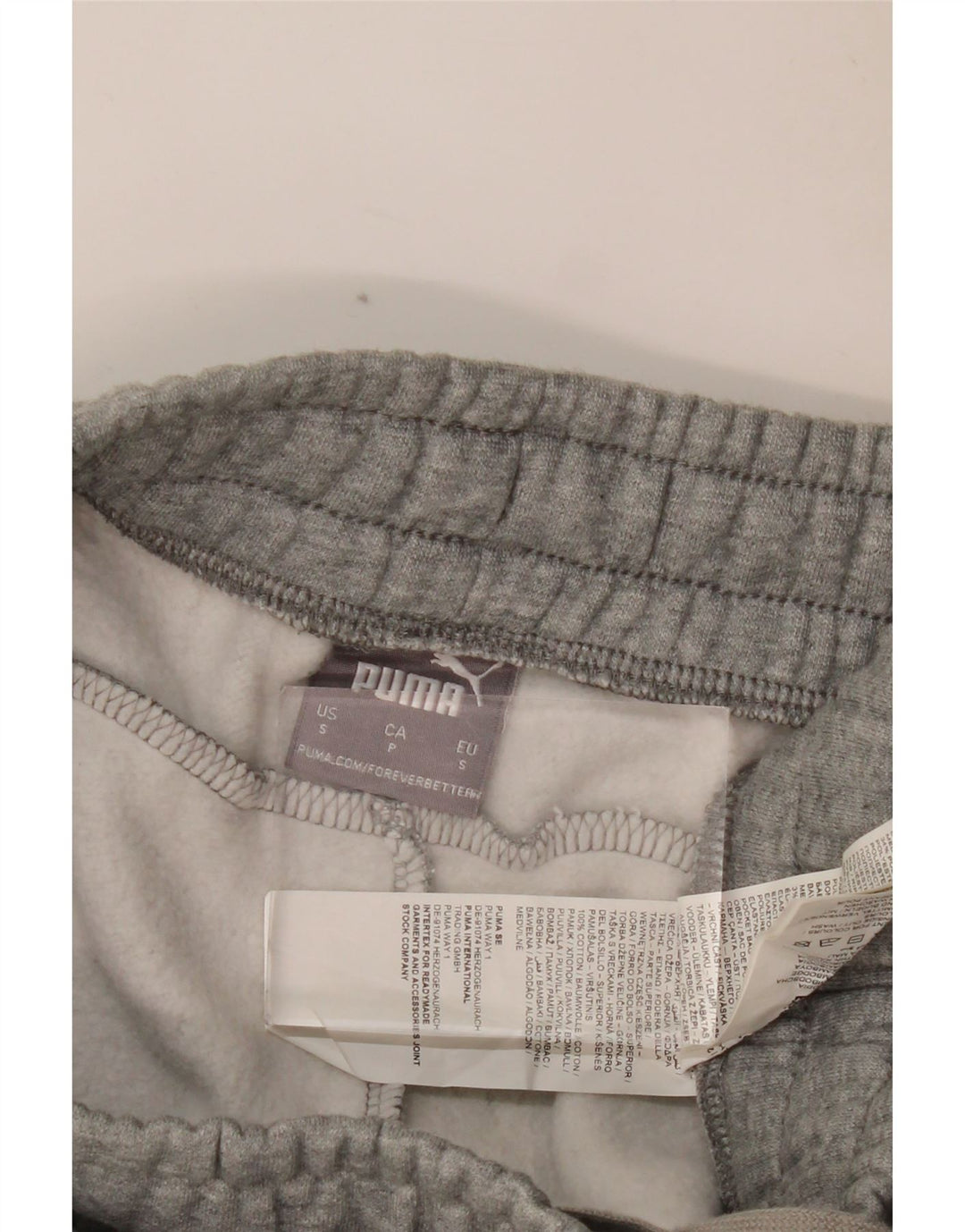 Ανδρική φόρμα PUMA Παντελόνι Joggers Μικρό Γκρι Βαμβακερό