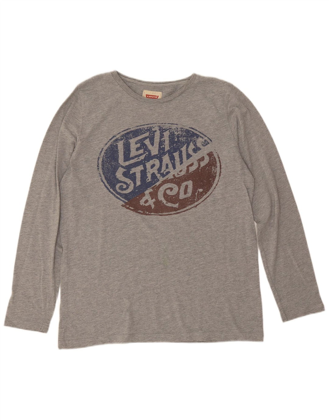 Levi's Boys Graphic Top Μακρυμάνικο 15-16 ετών Γκρι βαμβακερό