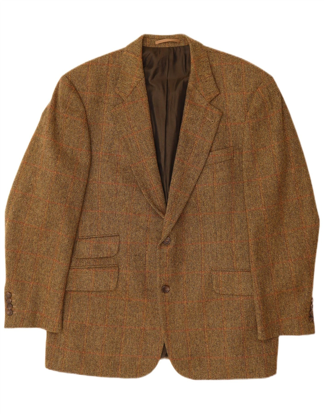 HUGO BOSS Ανδρικό σακάκι μπλέιζερ με 2 κουμπιά EU 56 3XL καφέ καινούργιο μαλλί