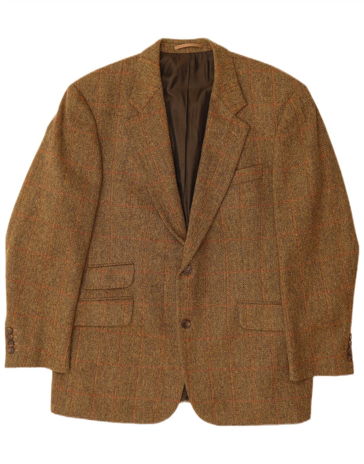 HUGO BOSS Ανδρικό σακάκι μπλέιζερ με 2 κουμπιά EU 56 3XL καφέ καινούργιο μαλλί