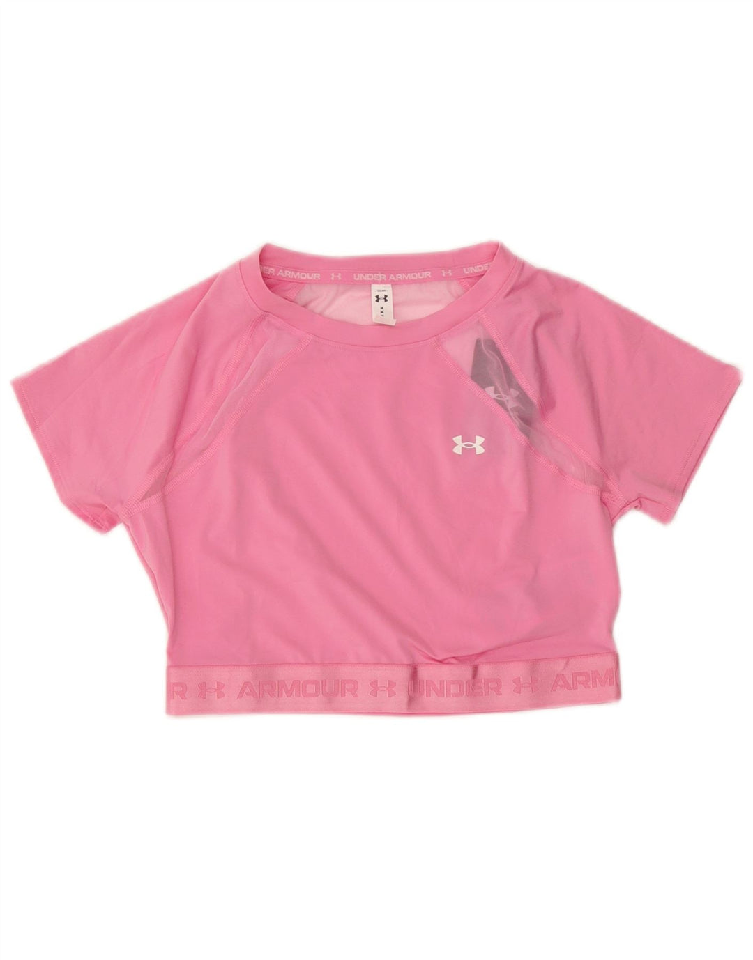 Under Armour Γυναικείο T-Shirt γραφικό Crop Top 12 μεσαίου ροζ πολυεστέρα