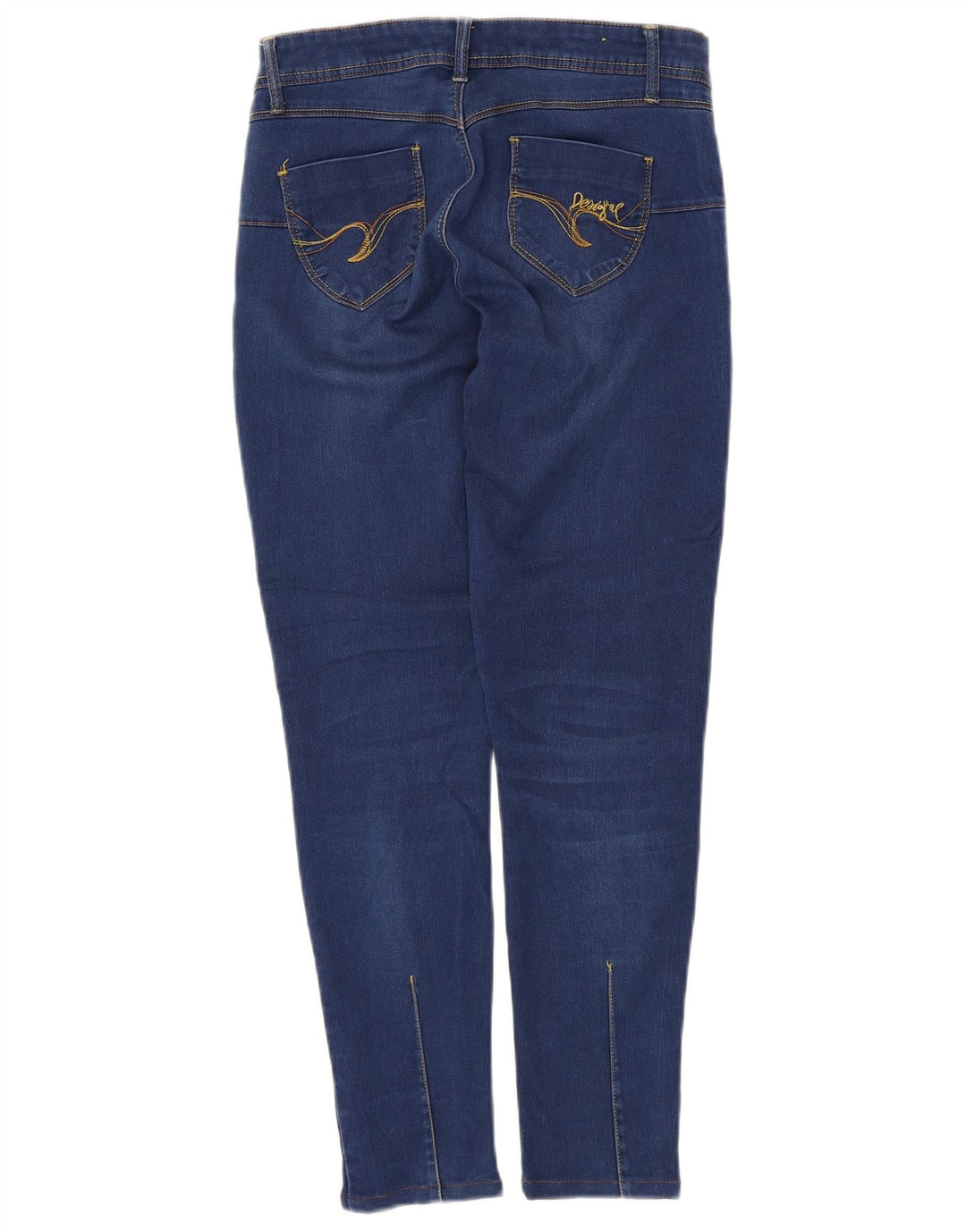 DESIGUAL Γυναικείο Skinny Jeans W30 L29 Μπλε Βαμβακερό