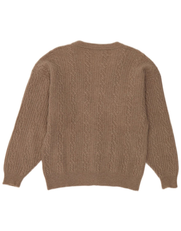Ανδρικό πουλόβερ Commander Cardigan IT 50 Medium Beige Lambswool