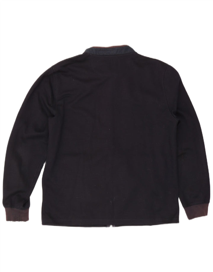 Ανδρική φόρμα Massimo Dutti Top Jacket XL Navy Blue Colourblock Βαμβακερό