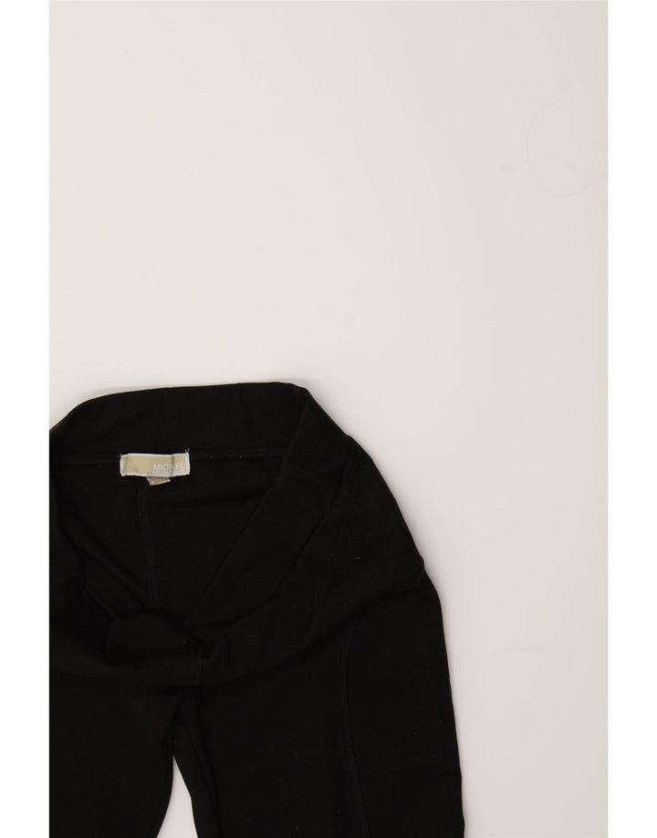 MICHAEL KORS Womens Leggings UK 12 Medium Black Polyester Vintage Michael Kors and Second-Hand Michael Kors from Messina Hembry 