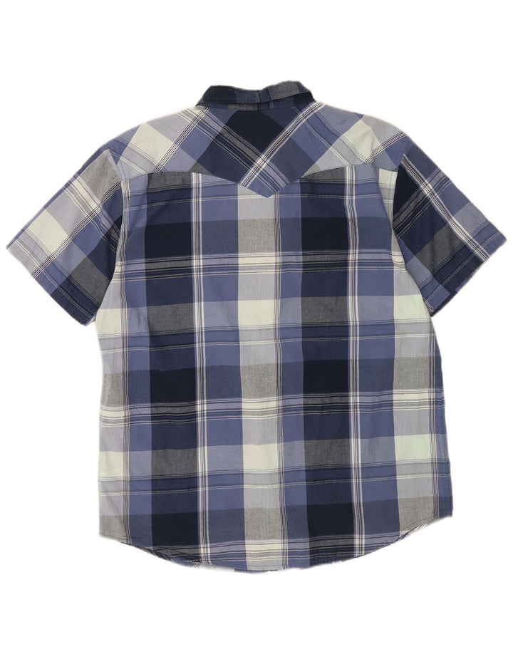 Ανδρικό κοντομάνικο πουκάμισο Levi's XL Blue Check Cotton