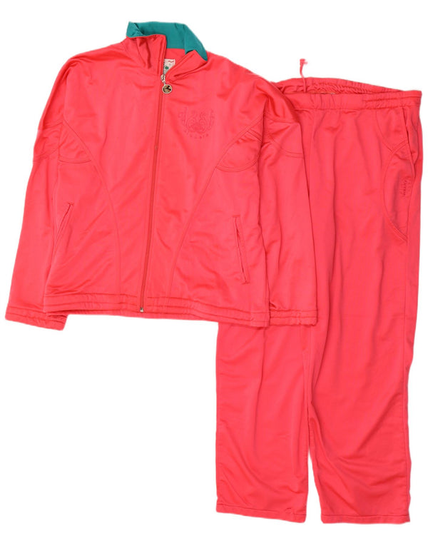 Ανδρική φόρμα Diadora Graphic Loose Fit Full Tracksuit UK 34 XS Pink Colourblock