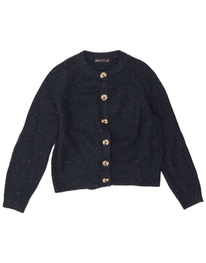 Marks & Spencer Γυναικείο πουλόβερ UK 14 Medium Navy Blue Flecked