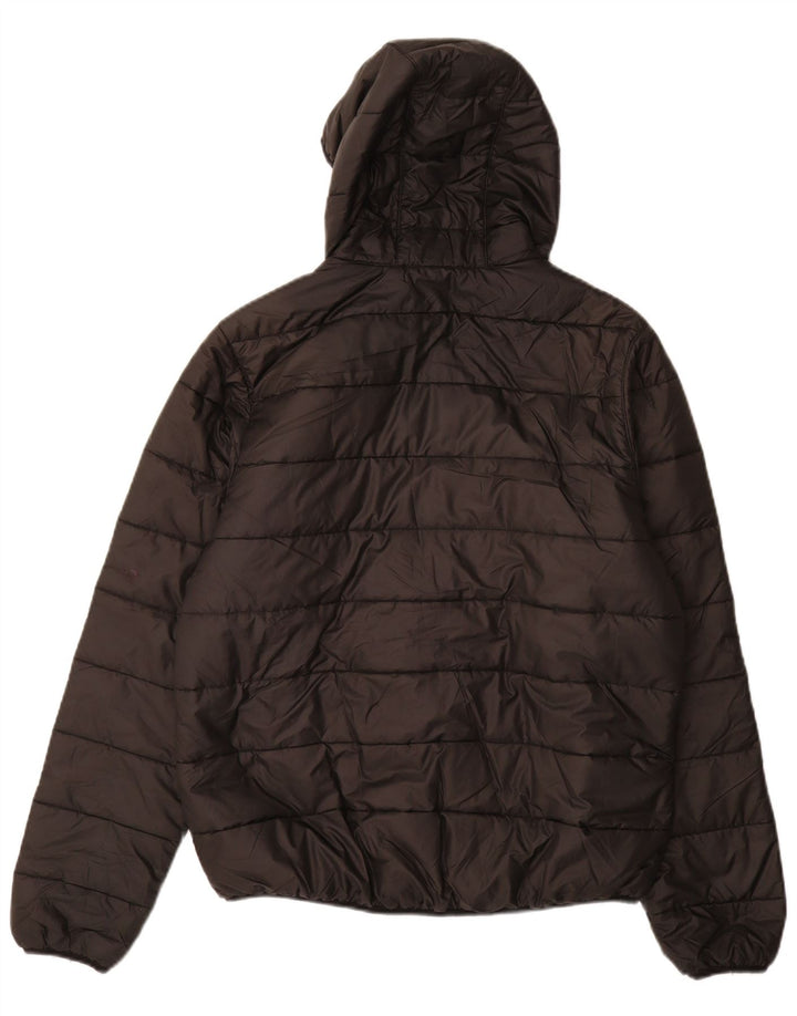 JACK WOLFSKIN Ανδρικό μπουφάν με κουκούλα UK 34 μικρό μαύρο πολυεστέρα