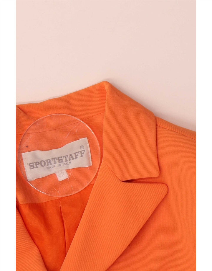 Sport Staff Γυναικείο Μπουφάν Blazer 3 κουμπιών IT 42 Medium Orange