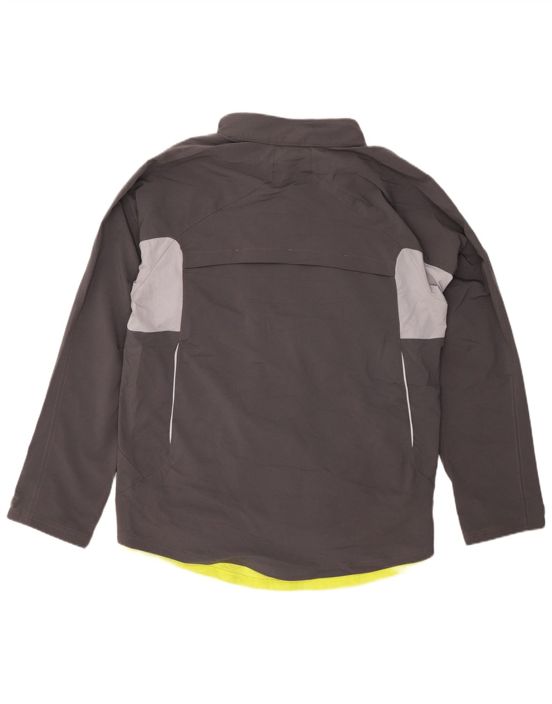 Ανδρικό μπουφάν REEBOK Windbreaker UK 40 Large Grey Colourblock Πολυεστέρας