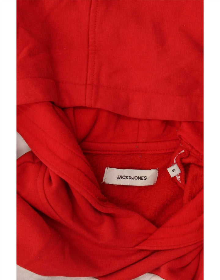 Jack & Jones Ανδρικό γραφικό τζούμπερ με κουκούλα Μικρό πολύχρωμο Colourblock