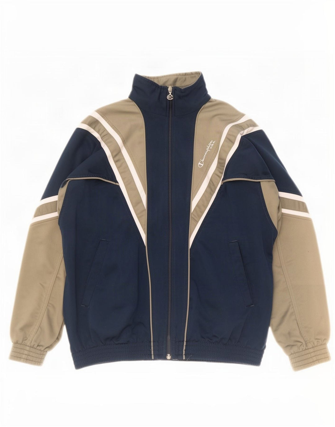 Ανδρική φόρμα Champion Top Jacket Medium Navy Blue Colorblock Polyester