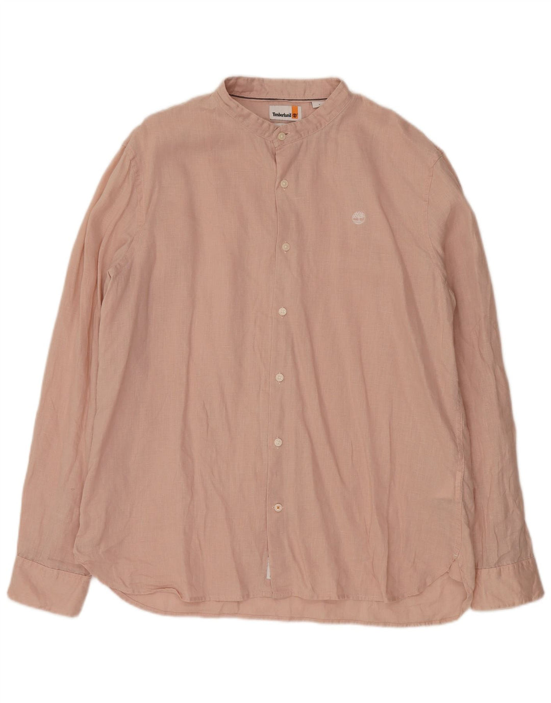 Ανδρικό πουκάμισο Timberland Slim Fit XL Ροζ Λινό