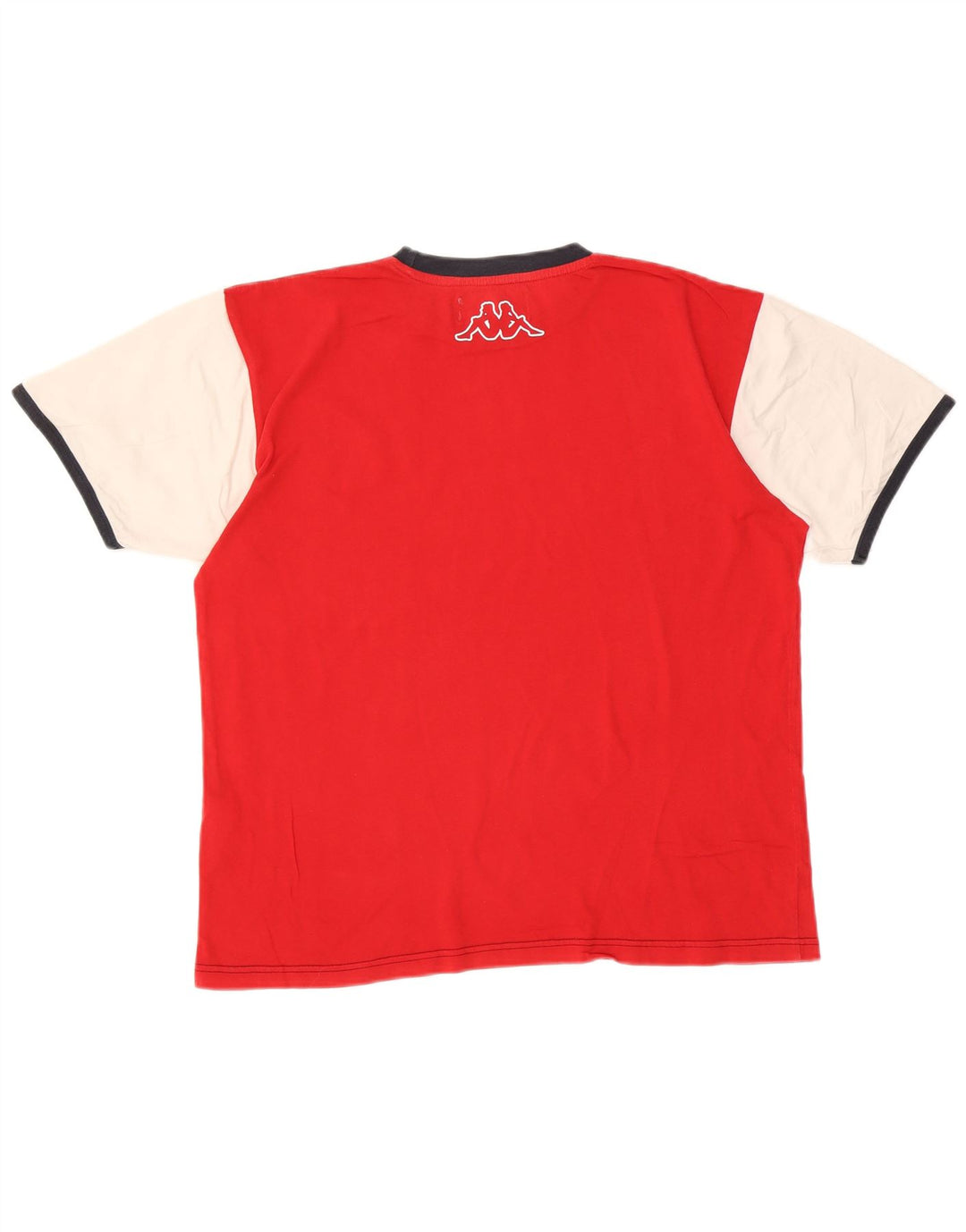 Ανδρικό γραφικό μπλουζάκι Kappa Top Medium Red Colourblock Βαμβακερό