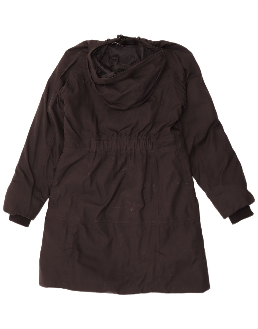 The North Face γυναικείο παλτό με κουκούλα με επένδυση UK 14 Medium Black Nylon