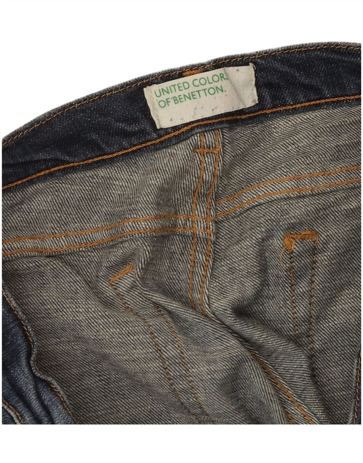 Benetton Γυναικείο Cropped Jeans W34 L25 Blue