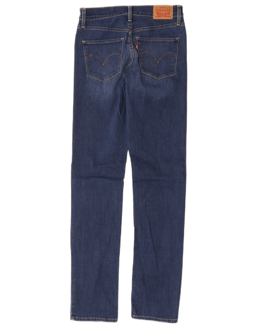 Levi's Womens 312 Shaping Slim Jeans W26 L32 Blue Cotton