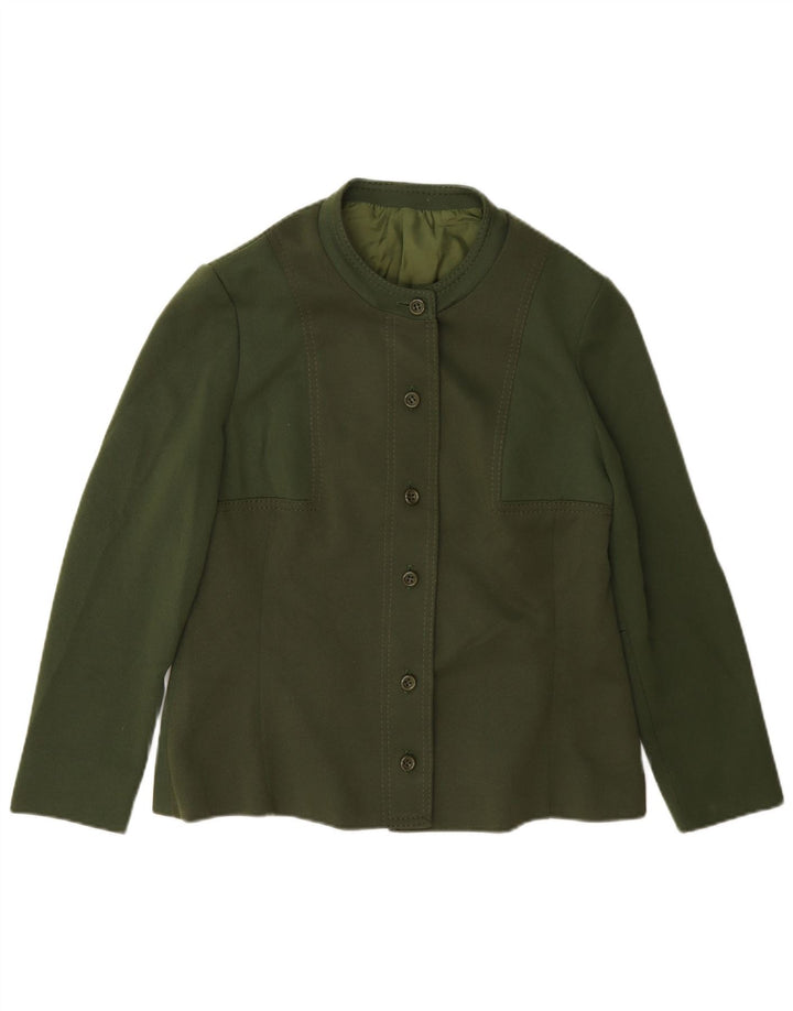 Vintage Γυναικείο Bomber Jacket UK 14 Medium Green