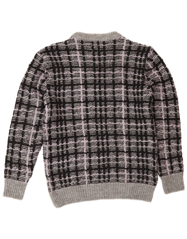 Ανδρικό πουλόβερ Zara με λαιμόκοψη μεσαίου γκρι ακρυλικό