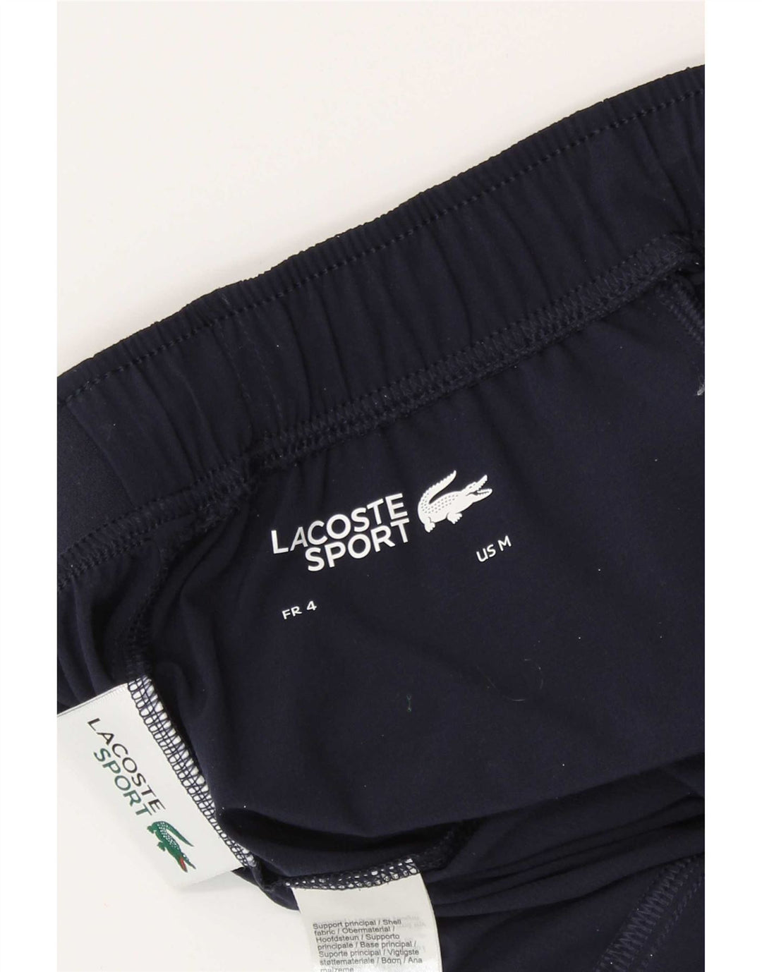 Ανδρικό γραφικό αθλητικό σορτς Lacoste, Μέγεθος 4, Medium Navy Blue Polyester