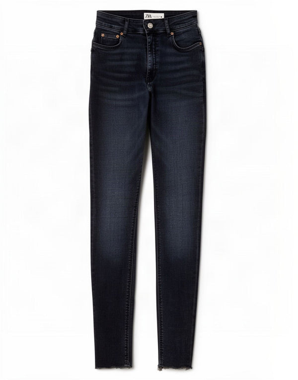 Zara Γυναικείο Skinny Jeans EU 36 XS W26 L28 Navy Blue