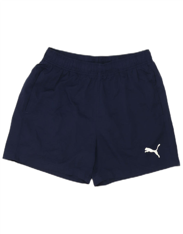 Ανδρικό αθλητικό σορτς Puma με μεσαίο μπλε ναυτικό πολυεστέρα